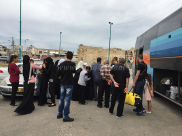 بالصور: الفوج الثاني من معتمري مدينة اللد ينطلقون لأداء عمرة الربيع 